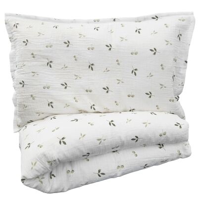 Juego de cama grande Sprout de algodón orgánico