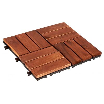 Wood design tile.Color: Brown