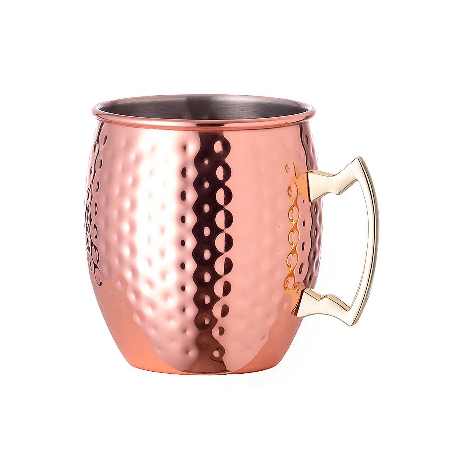 Taza 500 ml acero inox con recubrimiento cobre galvanizado Color: Cobre