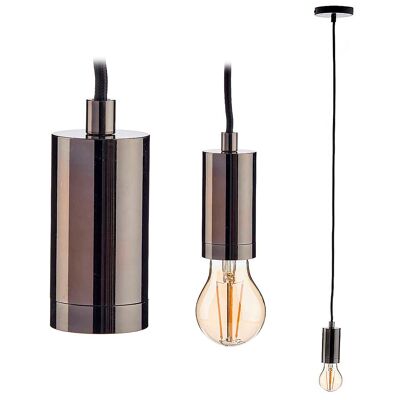 Lampada da soffitto dal design esclusivo. Colore nero