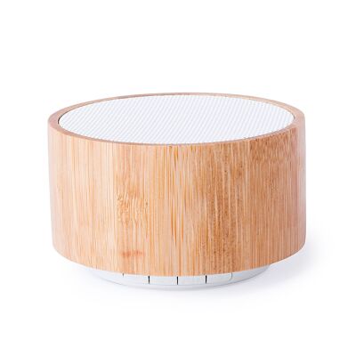 Natur-Bambus-Lautsprecher.Bluetooth-Verbindung. Schallleistung 3 W. 300 mAh Akku Farbe: Holz