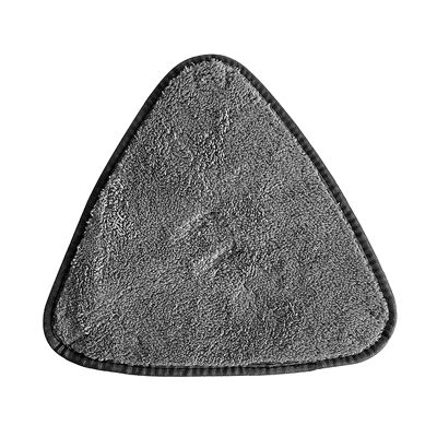 Remplacement triangulaire pour serpillière 24x1x24cm. Gris