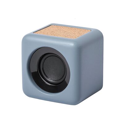 Naturlautsprecher aus Kork und Kalkstein, Bluetooth 5.0. Schallleistung 3 W. Batterie 300 mAh Farbe: Grau