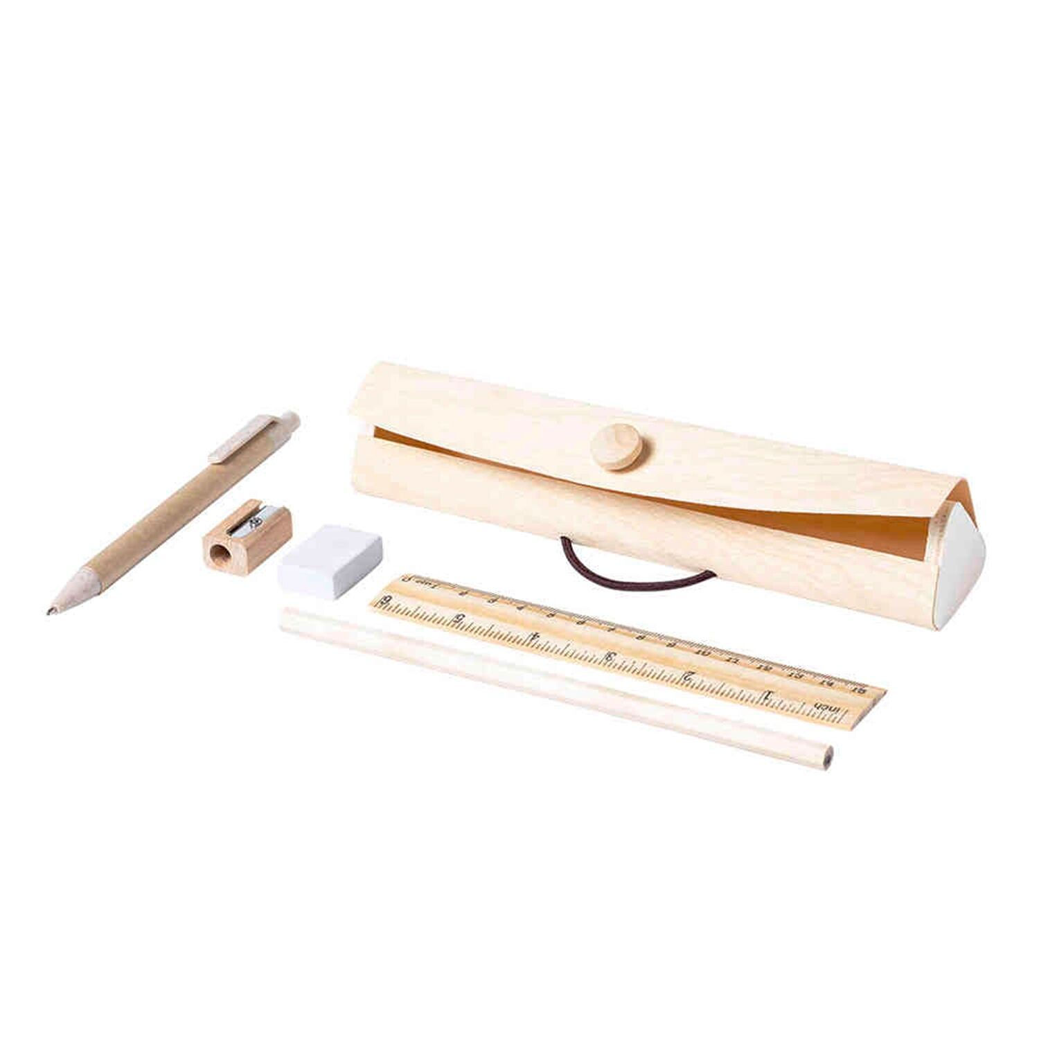 Valigetta Palermo con 5 accessori. Colore: Marrone