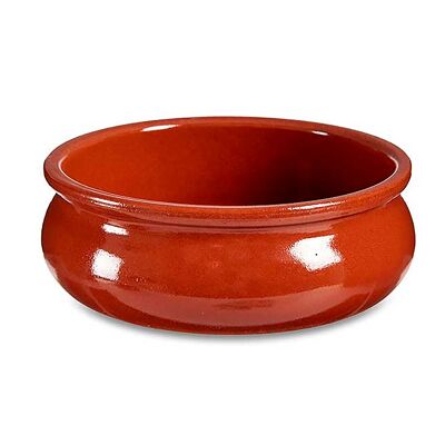 Set of 12 domed casseroles. 18 cm diameter.Color: Brown