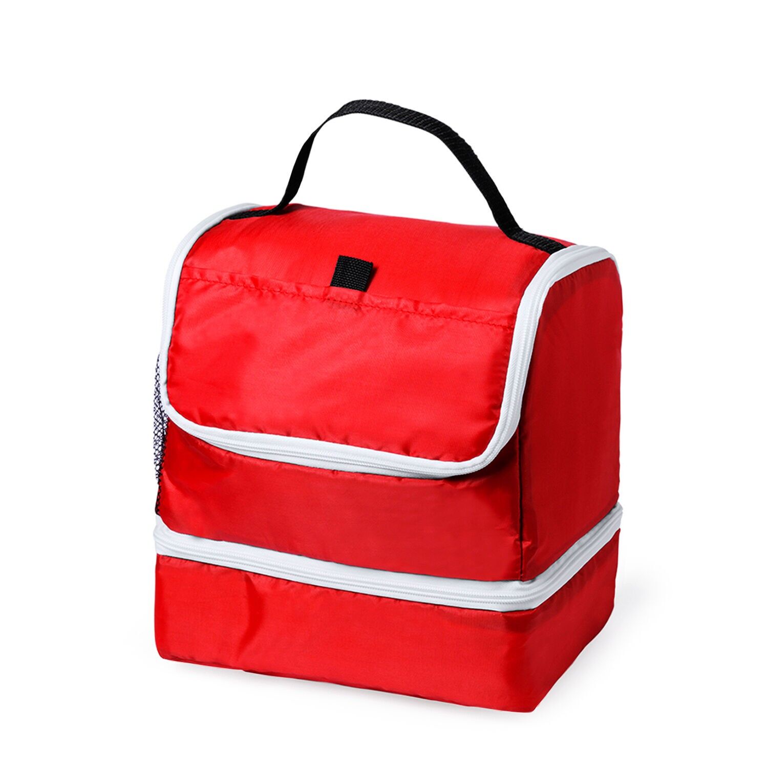 Borsa frigo Artirian adatta a tutti i terreni, con due scomparti separati con cerniera e interno isolato. colore rosso