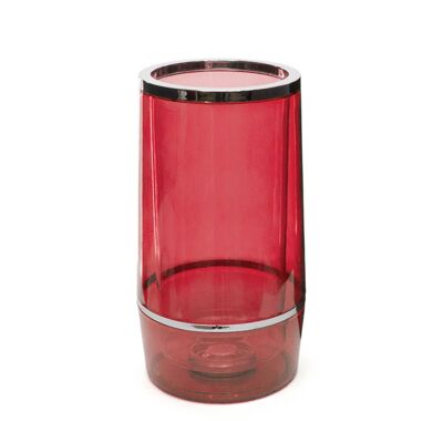 Botellero Pusko para botellas de vino hasta 75 cl. Color: Rojo