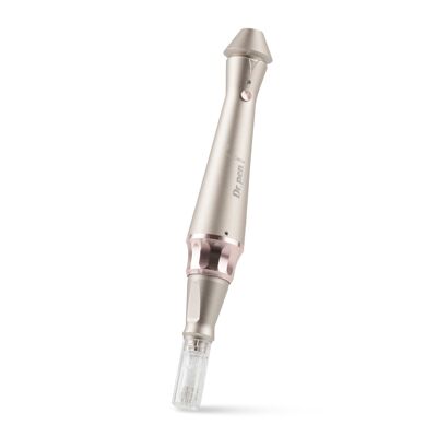 Lápiz de microagujas para belleza facial, con batería recargable. Color: Plata