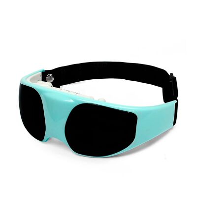 Masajeador ocular OT-019. Promueve la circulación sanguinea, efecto anti arrugas y ojeras. Campo magnético contra fatiga ocular. Color: Negro/Verde Claro