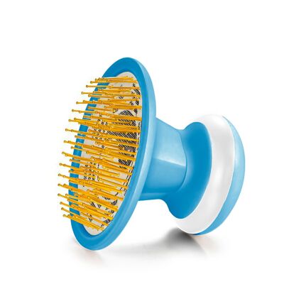 Peine eléctrico vibrador masajeador, especial para cuero cabelludo. Color: Azul