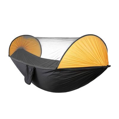 Hammock with mosquito net 140x290cm. Color: Black