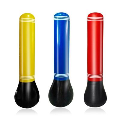 Punching ball hinchable, practica karate, boxeo. 160cm. Color aleatorio, incluye 1 unidad. Color: Aleatorio
