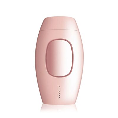 Depiladora IPL de luz pulsada. Lámpara de cuarzo, 600.000 pulsos, ajustable en 5 niveles. Full body. Color: Oro Rosa