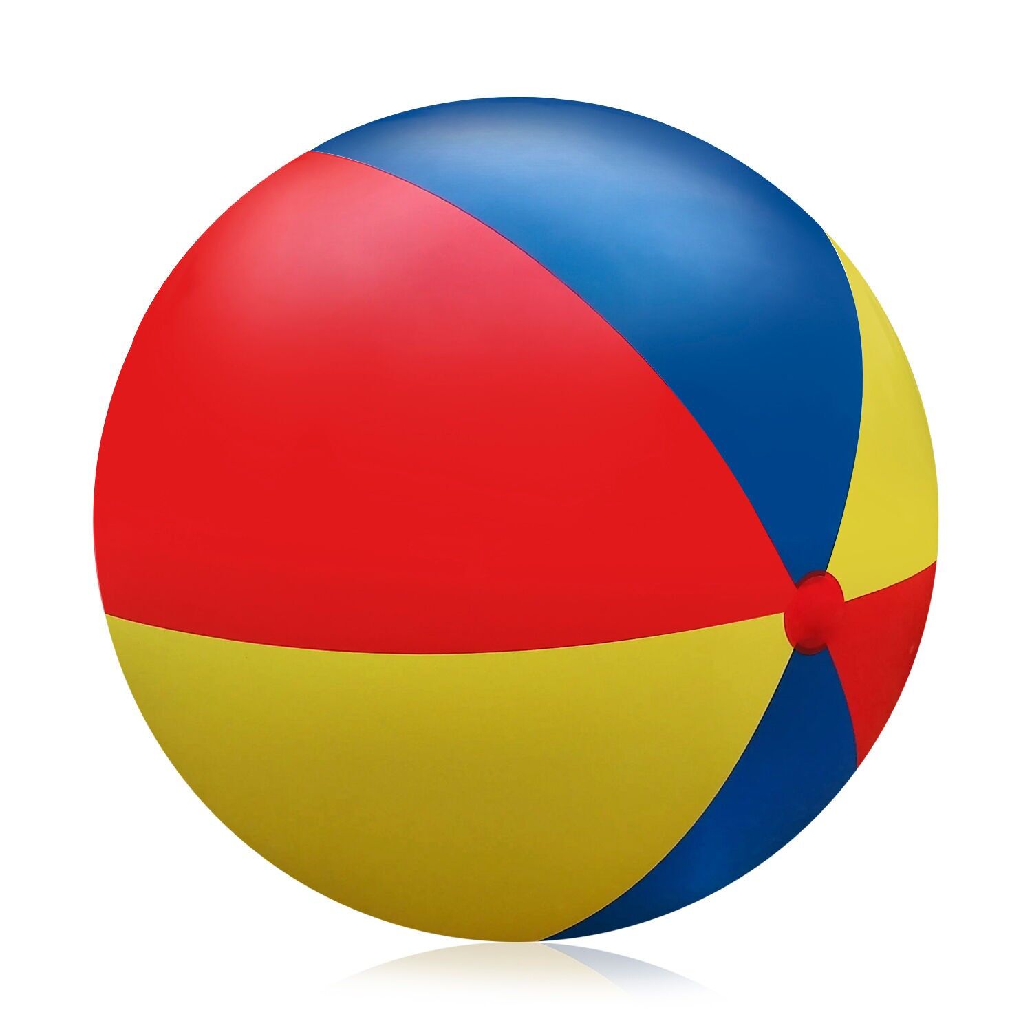 Palla gonfiabile gigante tricolore da 120 cm. Colore: Multicolore