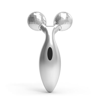 Rullo massaggiante 3D. Lifting del viso. Effetto snellente e rassodante per tutto il corpo. Colore: Argento