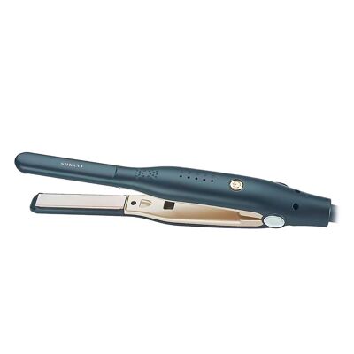 Plancha de pelo cerámica, sistema memoria calor inteligente. Color: Gris
