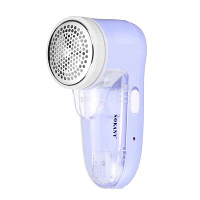 Rasoir électrique rechargeable anti-peluches, double tête remplaçable. Fonctionnement double avec et sans câble 4w. Couleur : Lilas