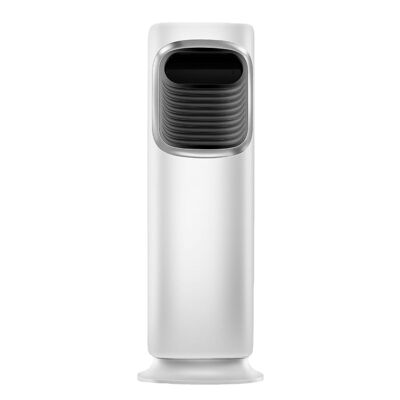 Condizionatore d'aria multifunzione senza pale con riscaldamento e raffreddamento 45W/1800W freddo/caldo. Schermo touch e telecomando. Rotazione di 120°. Colore bianco