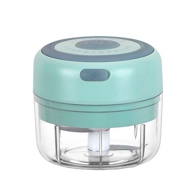 Picadora multiusos con cuchillas de acero inoxidable y 250ml de capacidad. Color: Verde Claro