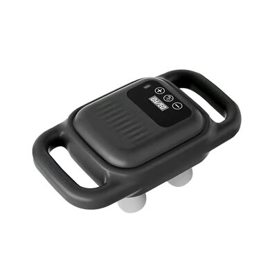 Masajeador corporal con 4 cabezales, 4 velocidades y 3 modos. Apagado inteligente tras 15 minutos de uso. Color: Negro