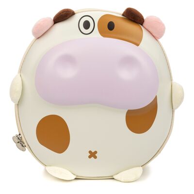 Children's backpack with cow design. With padded, breathable and adjustable backrest and shoulder pads.Color: Cow