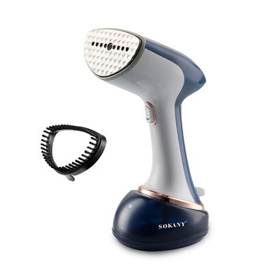Ferro da stiro a vapore verticale da 1700W. Riscaldamento rapido e capacità di 360 ml. Colore: Argento