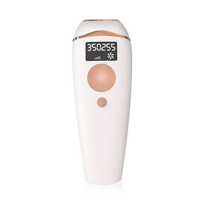 IPL pulsed light epilator. 5 levels, 999.999 flash shots. White color