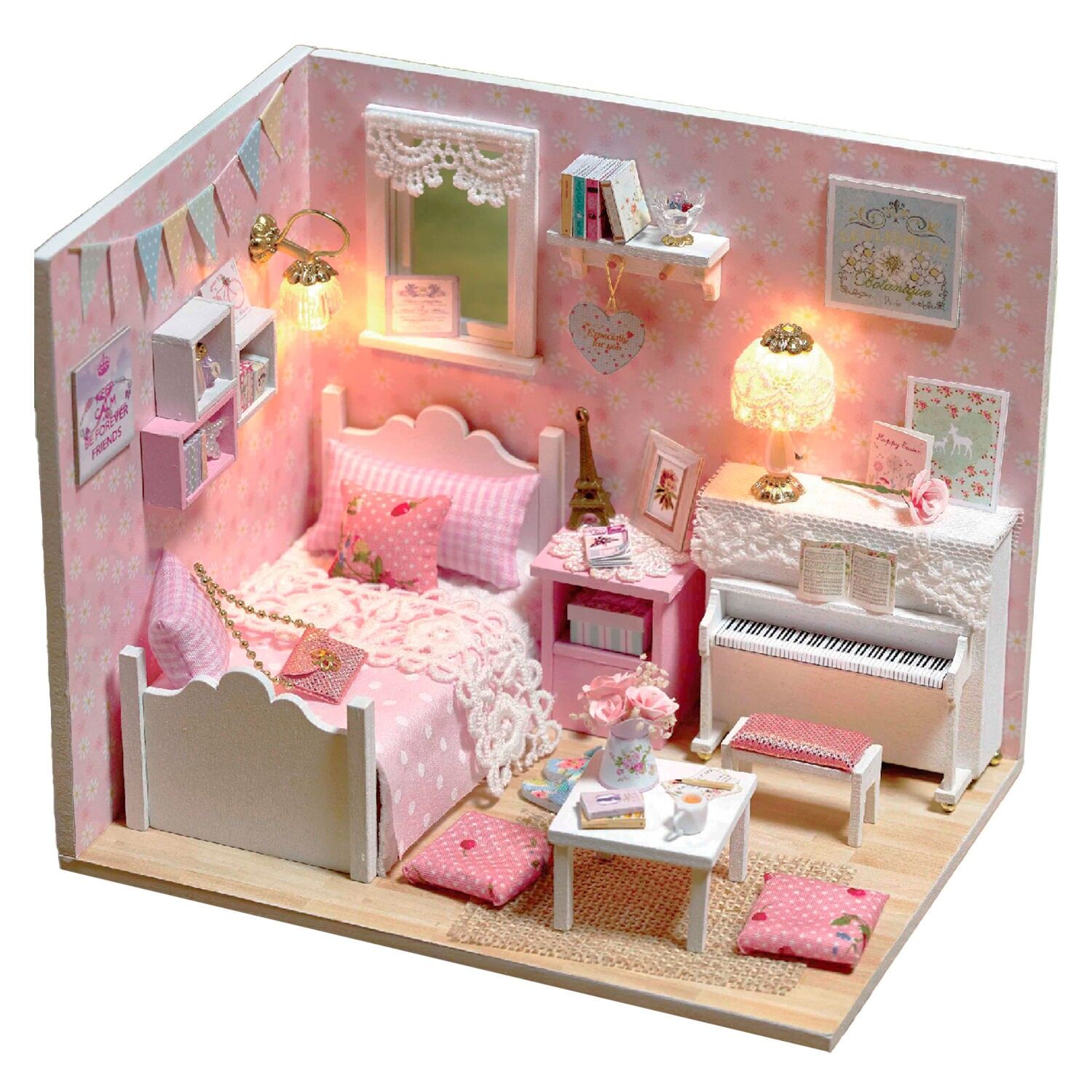 Stanza della Principessa del Sole. Modello 3D realistico, con grande dettaglio e luci LED. Colore: Multicolore