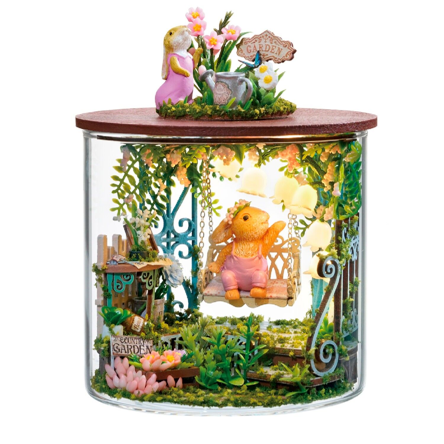 Collezione Dream Bottles, Fiaba. Modello 3D realistico con grande dettaglio e luci LED. Colore: Multicolore