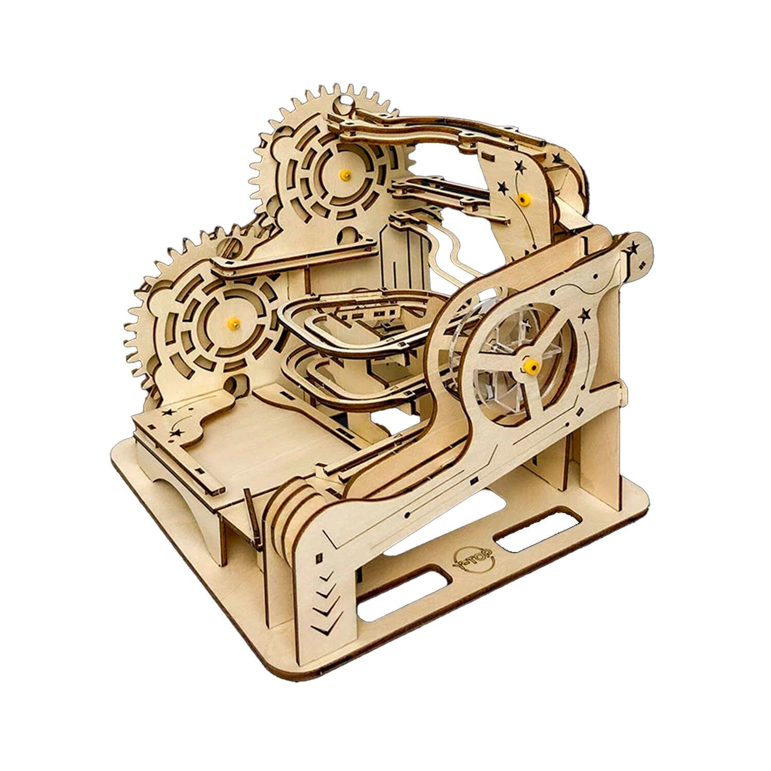 Modello 3D in legno, con movimento meccanico, design Dynamic Orbital Balls. 96 pezzi. Colore: Multicolore