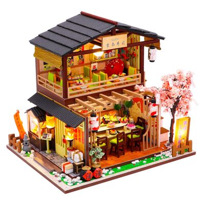 Yoshimoto sushi restaurant. Realistic 3D model with great detail and LED lights.Color: Multicolor