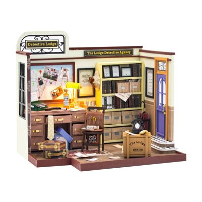 Detective agency. Realistic 3D model with great detail and LED lights.Color: Multicolor