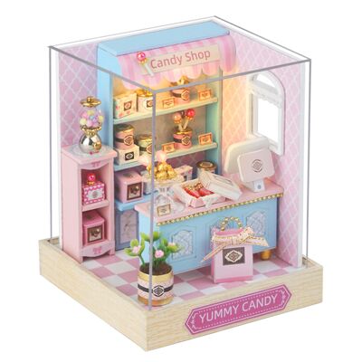 Happiness Corner Collection, Delicious Candy. Realistic 3D model with great detail, dust cover and LED lights.Color: Multicolor