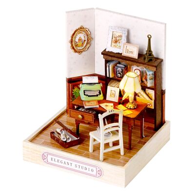Happiness Corner Collection, Elegant Studio. Realistic 3D model with great detail and LED lights.Color: Multicolor