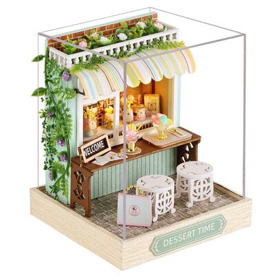 Happiness Corner Collection, Dessert Time. Realistic 3D model with great detail, dust cover and LED lights.Color: Multicolor