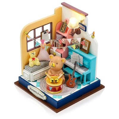 Musical moments. Realistic 3D model with great detail and LED lights.Color: Multicolor