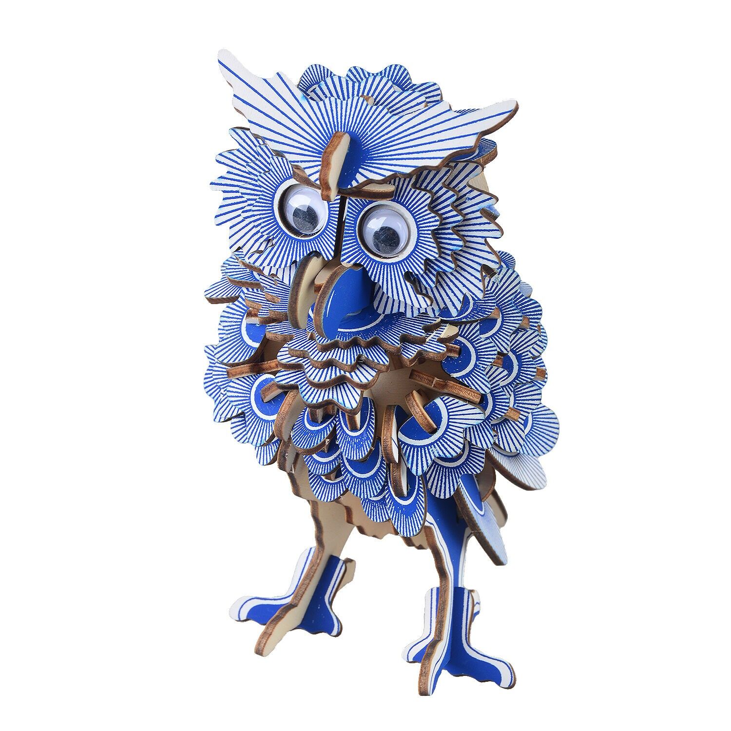 Modèle 3D en bois. Conception de tente. 142 pièces. Couleur bleu