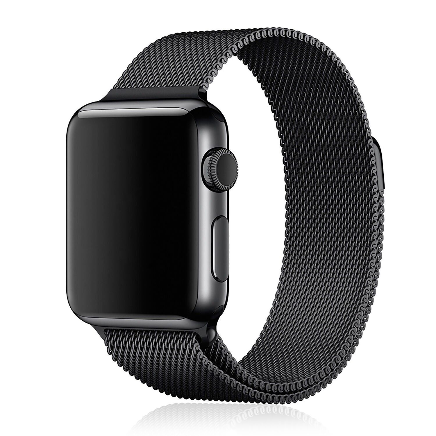 Cinturino in metallo compatibile con Apple Watch 38/40/41 mm Colore: Nero