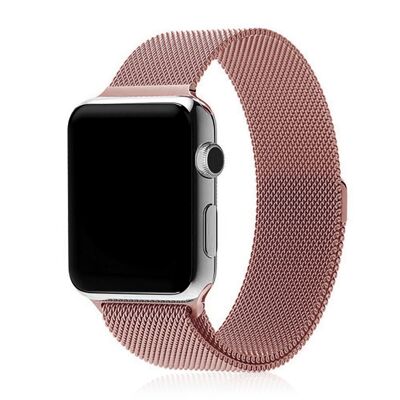 Cinturino in metallo compatibile con Apple Watch 38/40/41 mm Colore: oro rosa