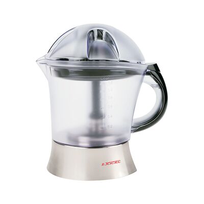 Exprimidor de cítricros de 1.2L y 40W. Con filtro para la pulpa ajustable y dos conos de distintos tamaños. Color: Blanco