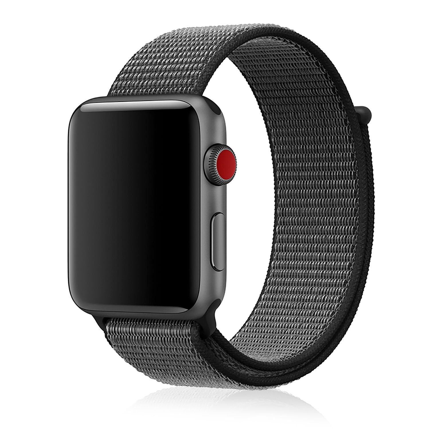 Cinturino in nylon compatibile con Apple Watch 38/40/41 mm Colore: Nero