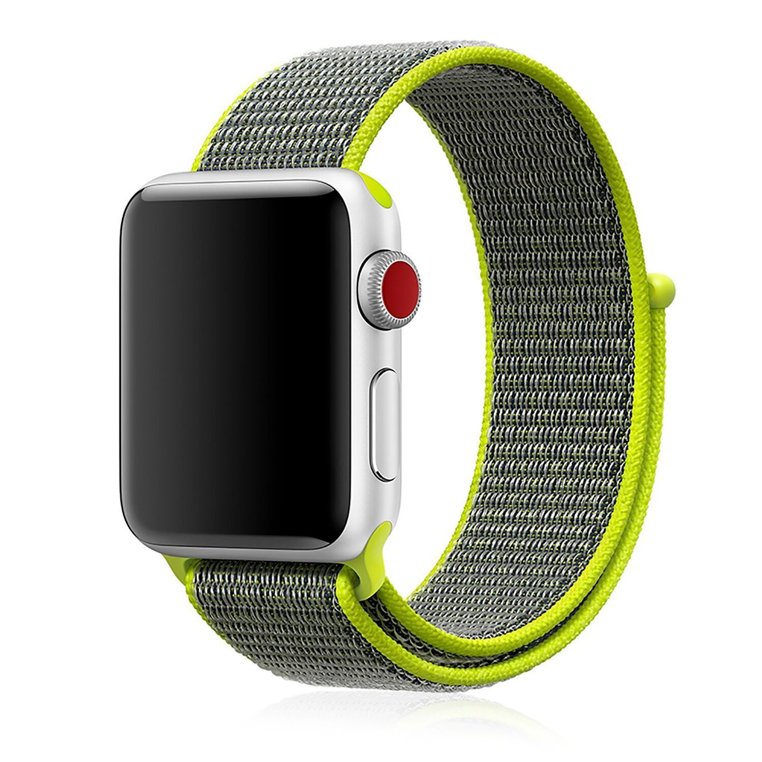 Cinturino in nylon compatibile con Apple Watch 38/40/41 mm Colore: verde