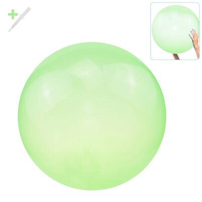 Palla di bolle gigante. Gonfiabile ad acqua o ad aria, 70cm.