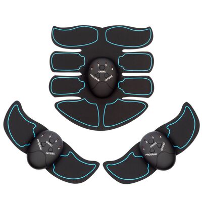 A81Q Smart EMS Electronic Stimulator and Massager. For abs, arms and legs. Rechargeable battery.