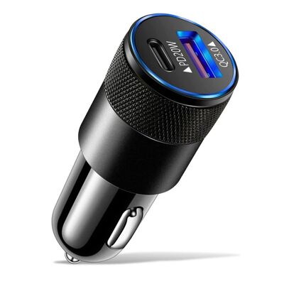 Caricabatterie per auto USB PD 38W