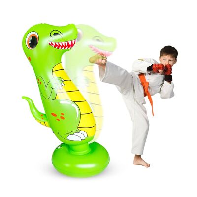 Dinosauro gonfiabile. Punching ball, pratica di karate, boxe. 120 cm.