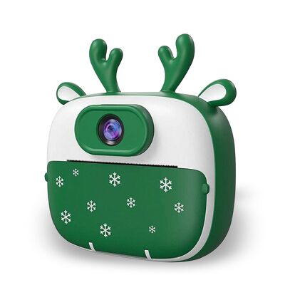 Appareil photo numérique D13, édition XMAS, photo 26 mpx et vidéo HD pour enfants. Écran de 2 pouces. Impression instantanée de vos photos préférées.