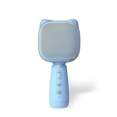 KG003 Bluetooth 5 Karaoke Microphone.0. Reverb effect. Multi-device connectivity, voice effects, voice cancellation, multiple inputs.