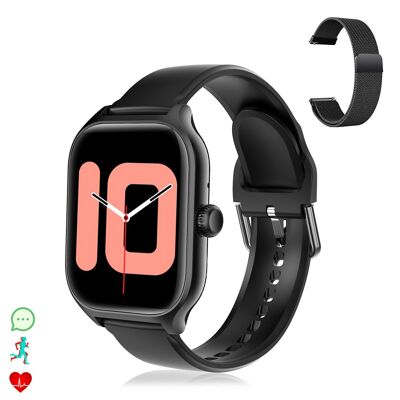 Smartwatch GT4 Pro con chiamate BT, notifiche push. Monitoraggio dello sport e della salute. Corona multifunzione.