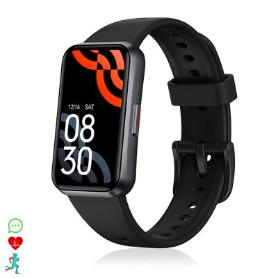 T54B smart bracelet with blood pressure and O2 monitor. Various sports modes, app notifications.